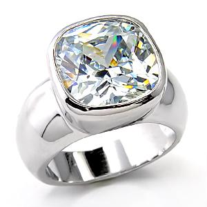 HIGH QUALITY 7CT CZ SOLITAIRE RING-sz 10